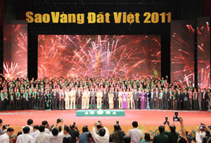 Sao vàng đất Việt là giải thưởng uy tín hàng đầu Việt Nam dành cho các thương hiệu doanh nghiệp phát triển bền vững.